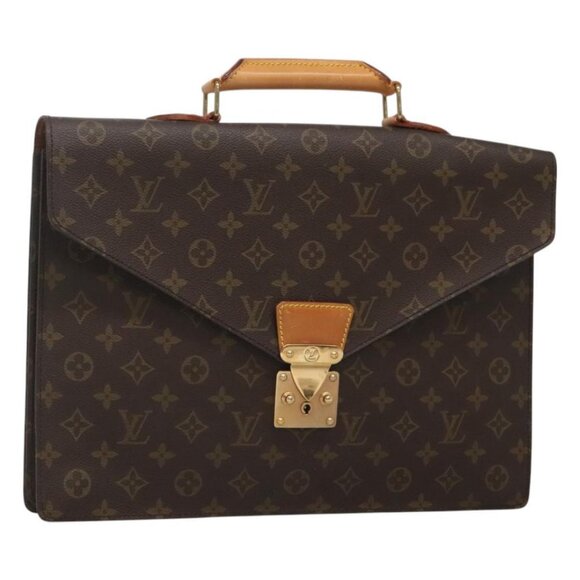 LOUIS VUITTON Monogram Serviette Conseiller Briefcase M53331 LV Auth 124478 - Picture 1 of 16